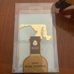 MARYLAND wood trivet, wine stopper & 2 decks of cards-all new - great gift!